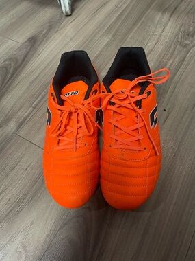 Kids' Bright Orange Soccer Trainers - Lightweight Performance Size 5 YouTube